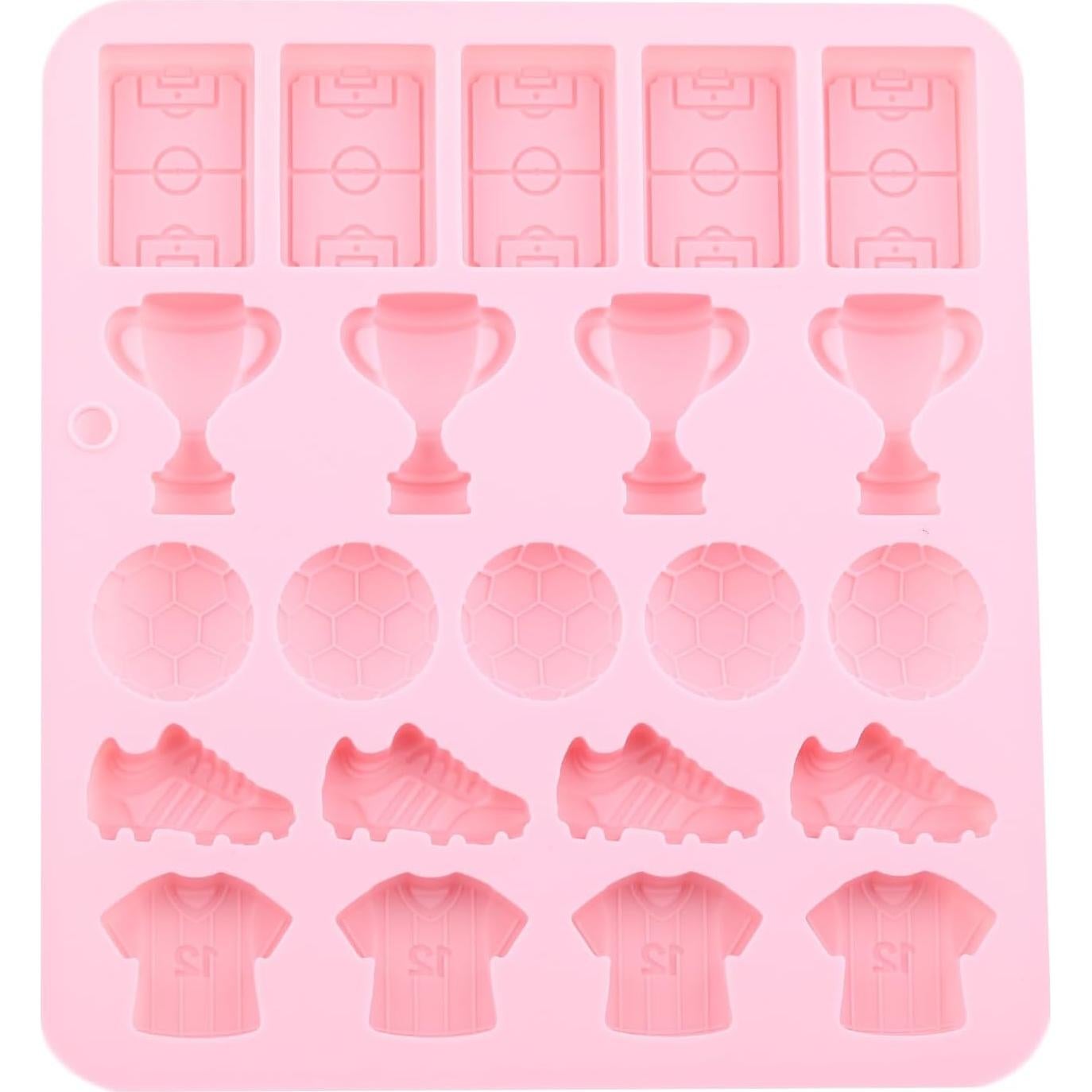 Moldes de Silicona para Caramelo AIBOYA Fútbol 17x15cm