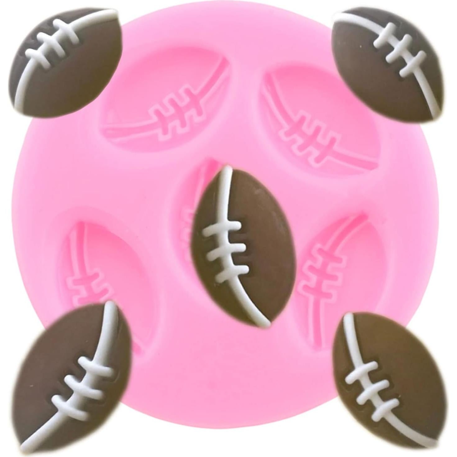 Moldes de Silicona Mujiang para Pasteles Deportivos Set de 4