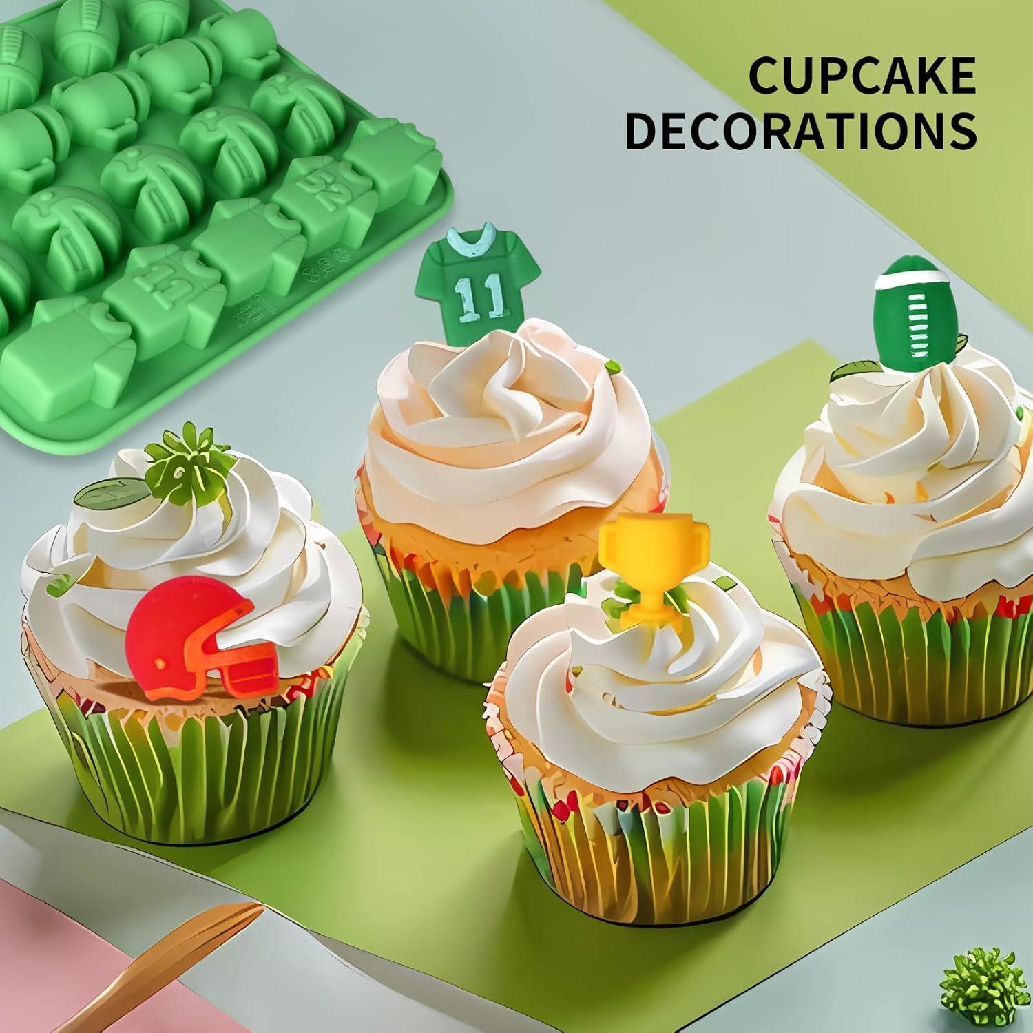 Molde de Chocolate de Fútbol Hewomate - 2 Piezas de Silicona