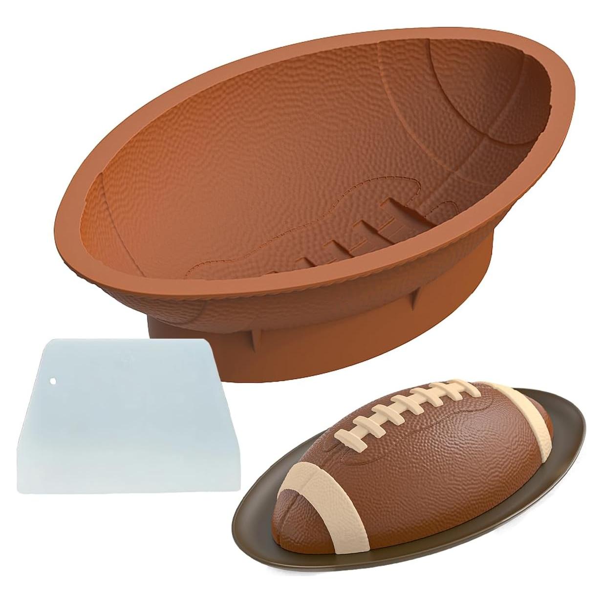 Molde de Silicona Antiadherente Frutasky para Pastel de Fútbol 30 cm