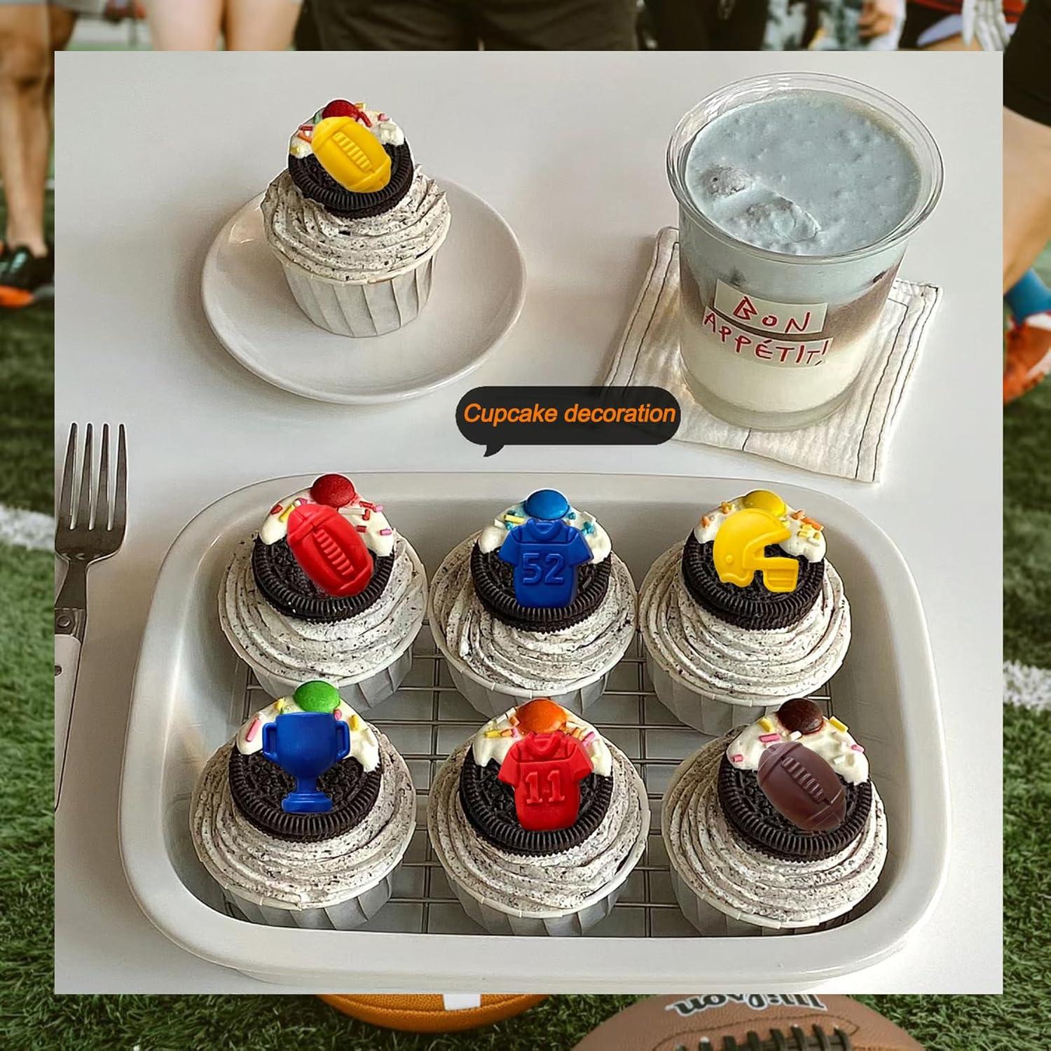 Molde de Chocolate de Fútbol 2PCS Silicona Rosa 20 Cavidades