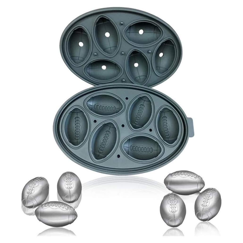 Moldes de Silicona para Hielo Naranqa Forma de Fútbol 3D