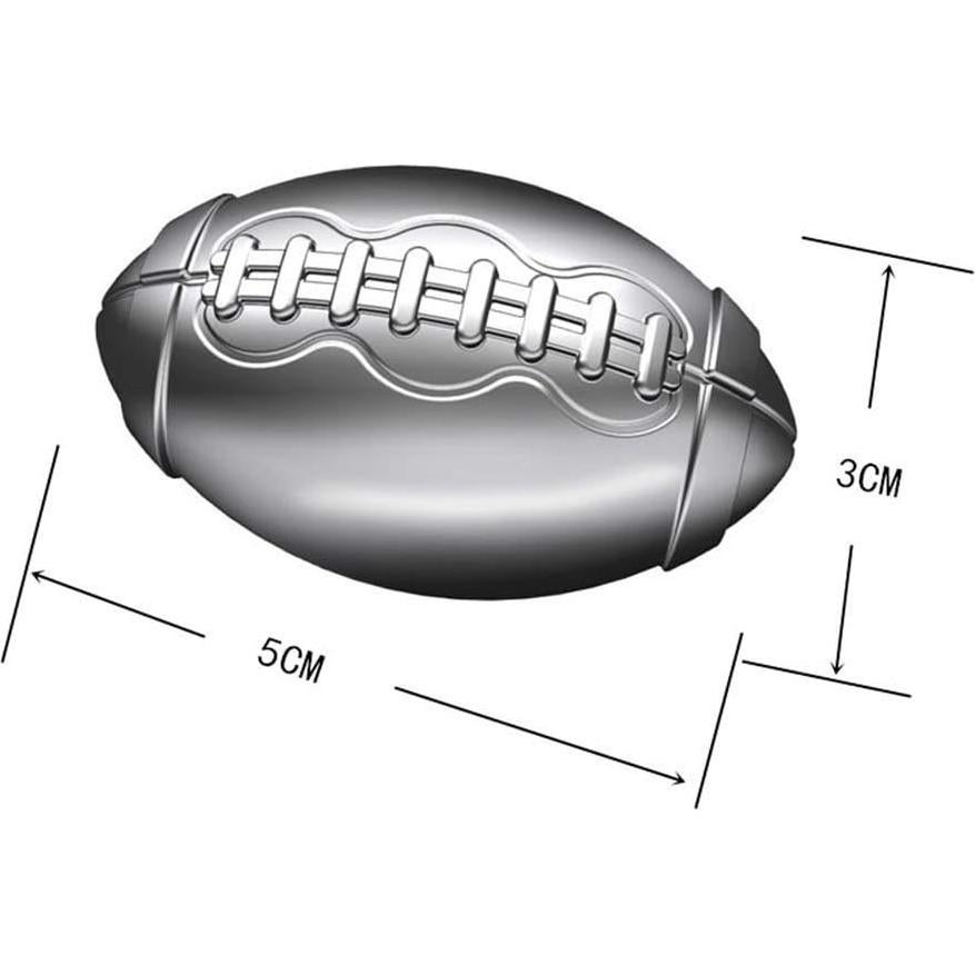 Moldes de Silicona para Hielo Naranqa Forma de Fútbol 3D