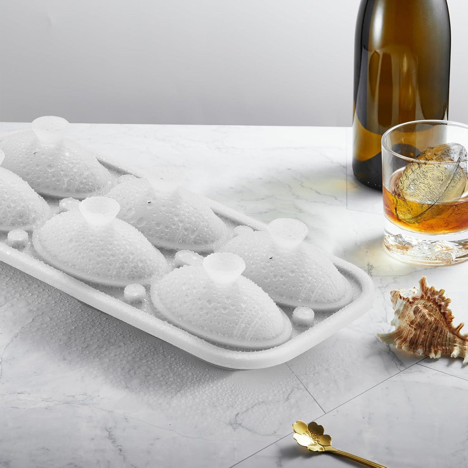 Bandeja de Hielo en Forma de Fútbol 3D Nax Caki - Silicona Grande