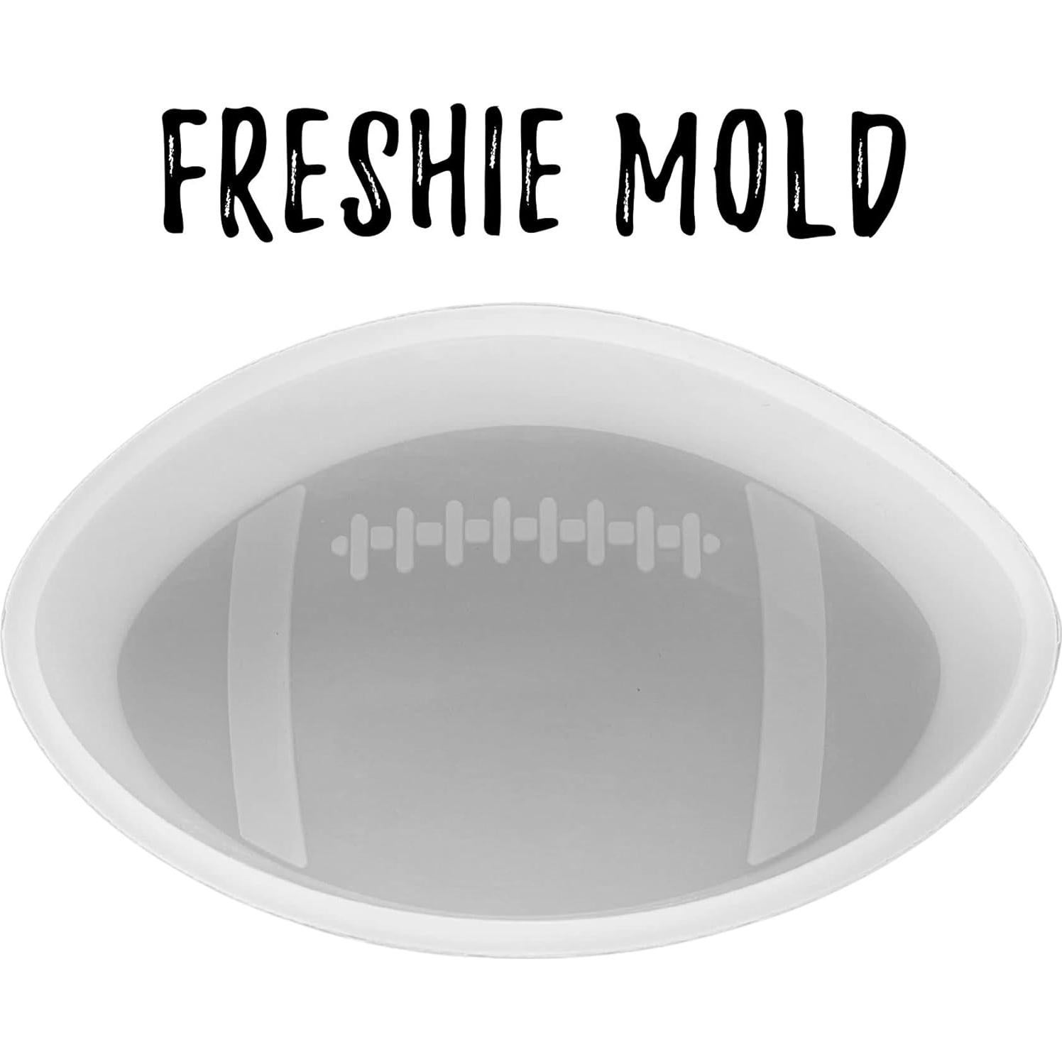 Molde de Silicona para Freshie de Fútbol Lashicorn 8.89 cm