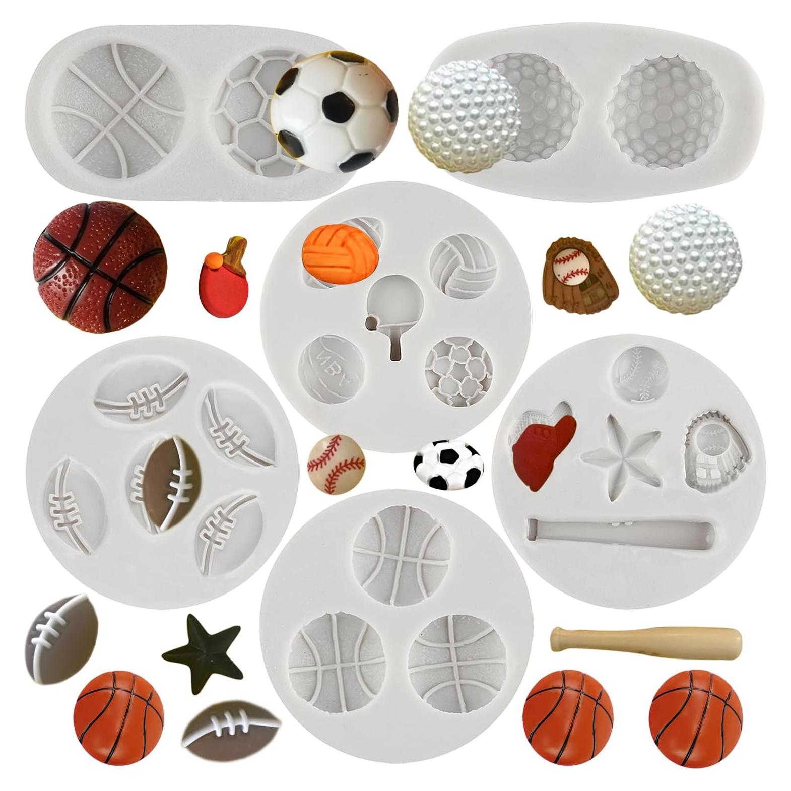 Moldes de Silicona para Pelotas Deportivas Sijiangmold - Set de 6