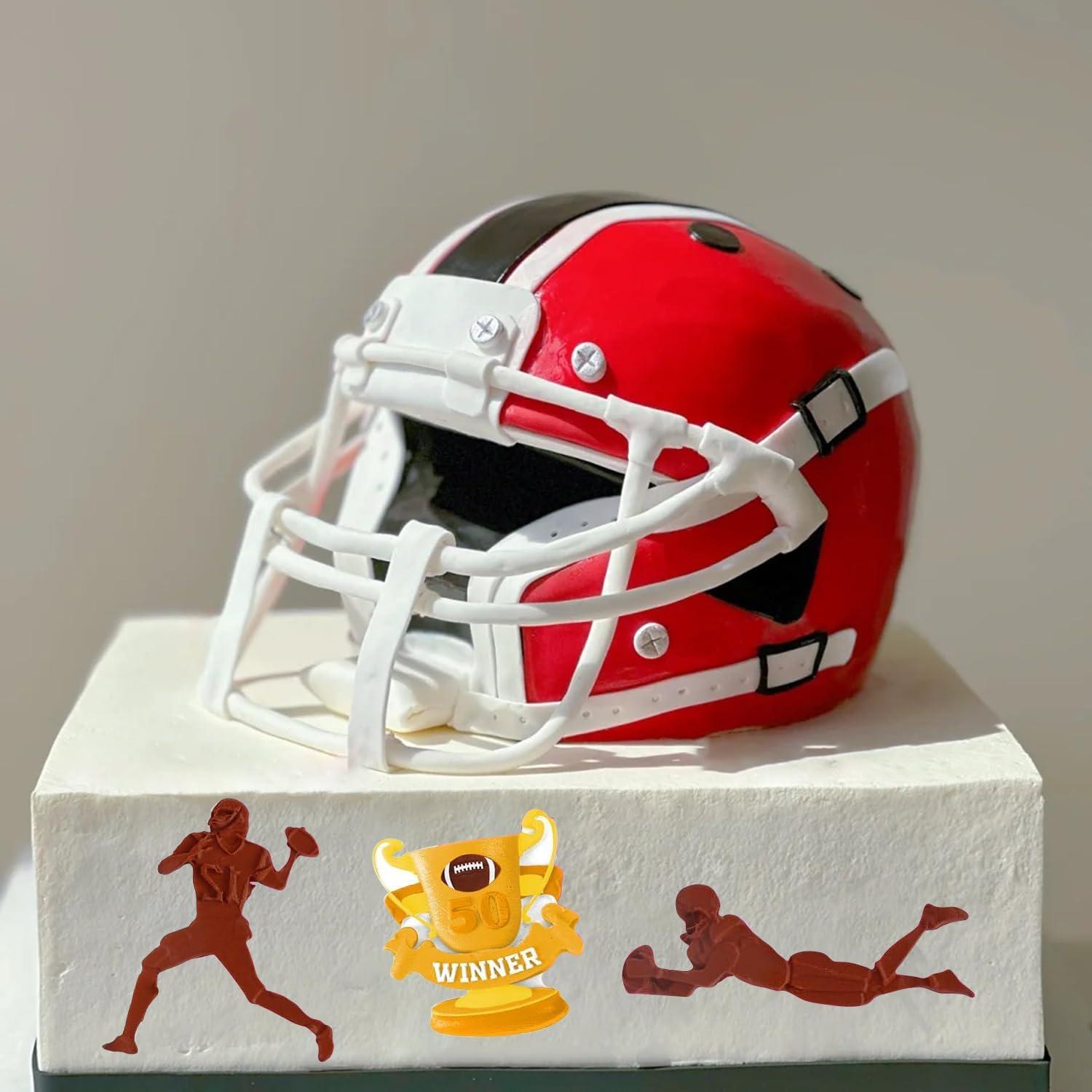 Set de 3 Moldes de Silicona FCKEMLDS para Fondant Deportivo