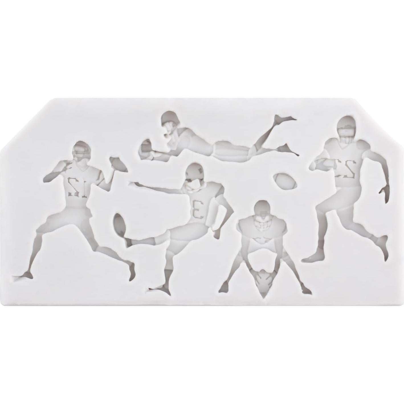 Set de 3 Moldes de Silicona FCKEMLDS para Fondant Deportivo