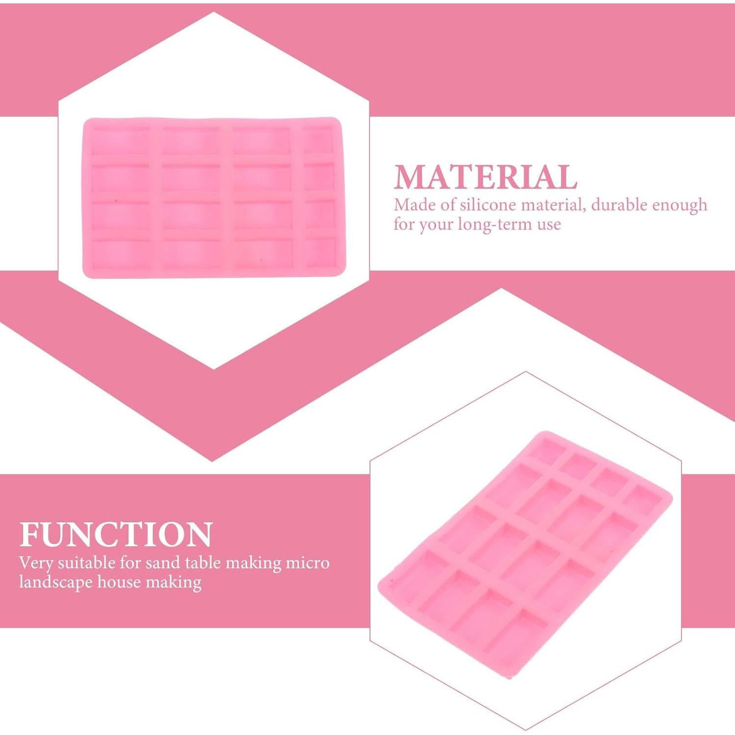 Molde de Silicona para Ladrillos Mini TEHAUX 13x8 cm