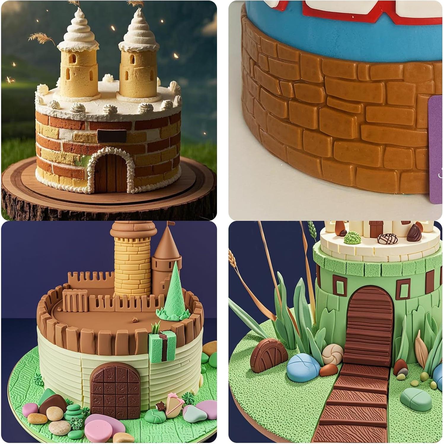 Moldes de Silicona para Chocolate Muyulin - 3 Piezas Texturizadas