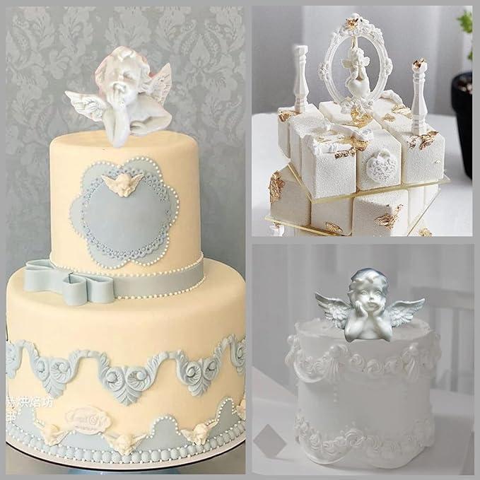 Moldes de Silicona para Fondant Angel Baby ZiXiang - Set de 5