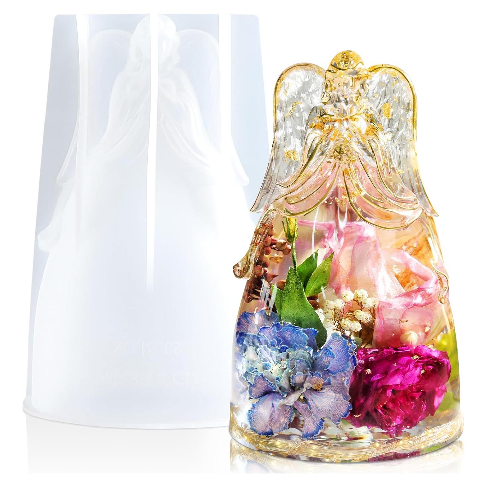 Molde de Silicona de Ángel LET'S RESIN 11.87x10.91x17.12 cm