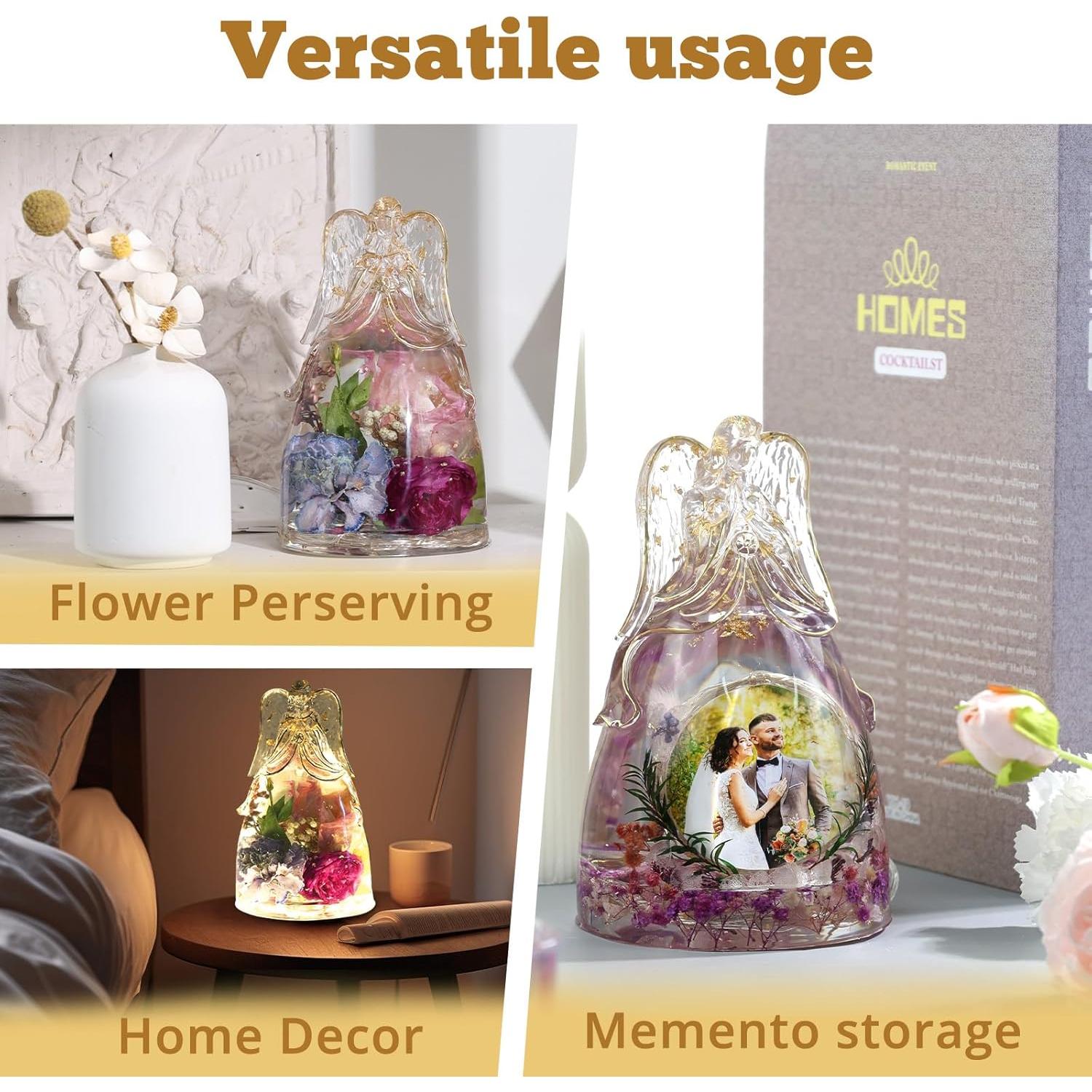 Molde de Silicona de Ángel LET'S RESIN 11.87x10.91x17.12 cm