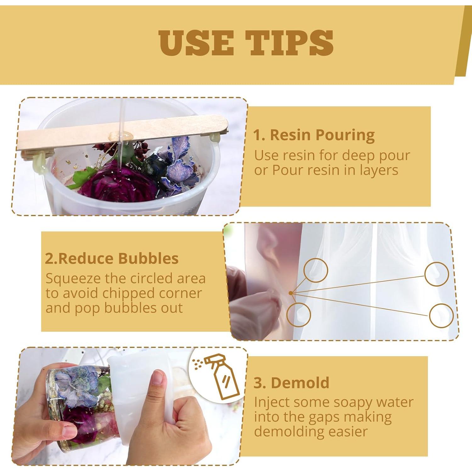 Molde de Silicona de Ángel LET'S RESIN 11.87x10.91x17.12 cm