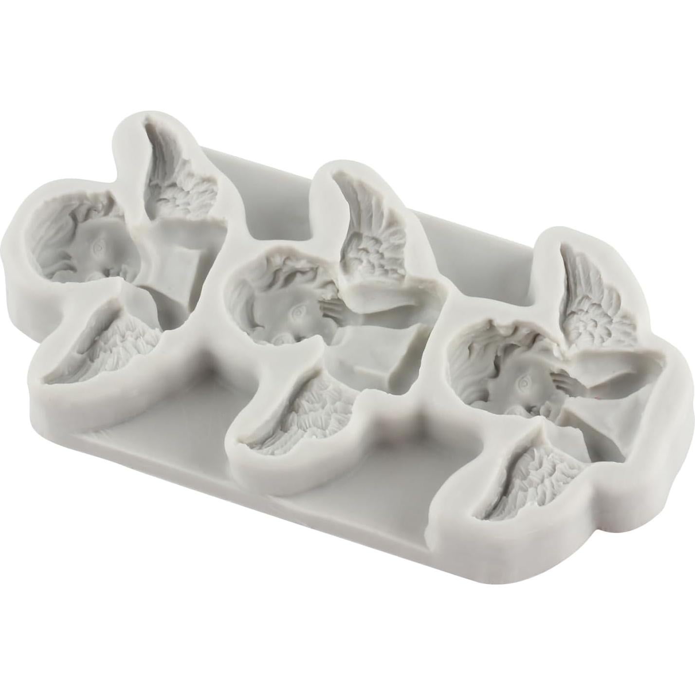 Molde de Silicona Fondant 3D Angel Baby MINFEIDMS 9.57 cm