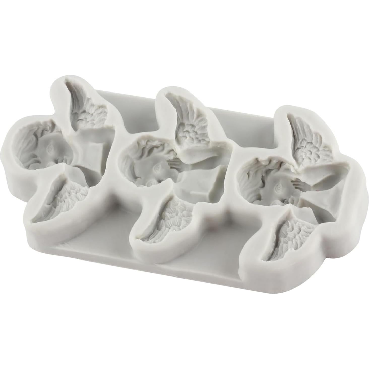 Molde de Silicona Fondant 3D Angel Baby MINFEIDMS 9.57 cm