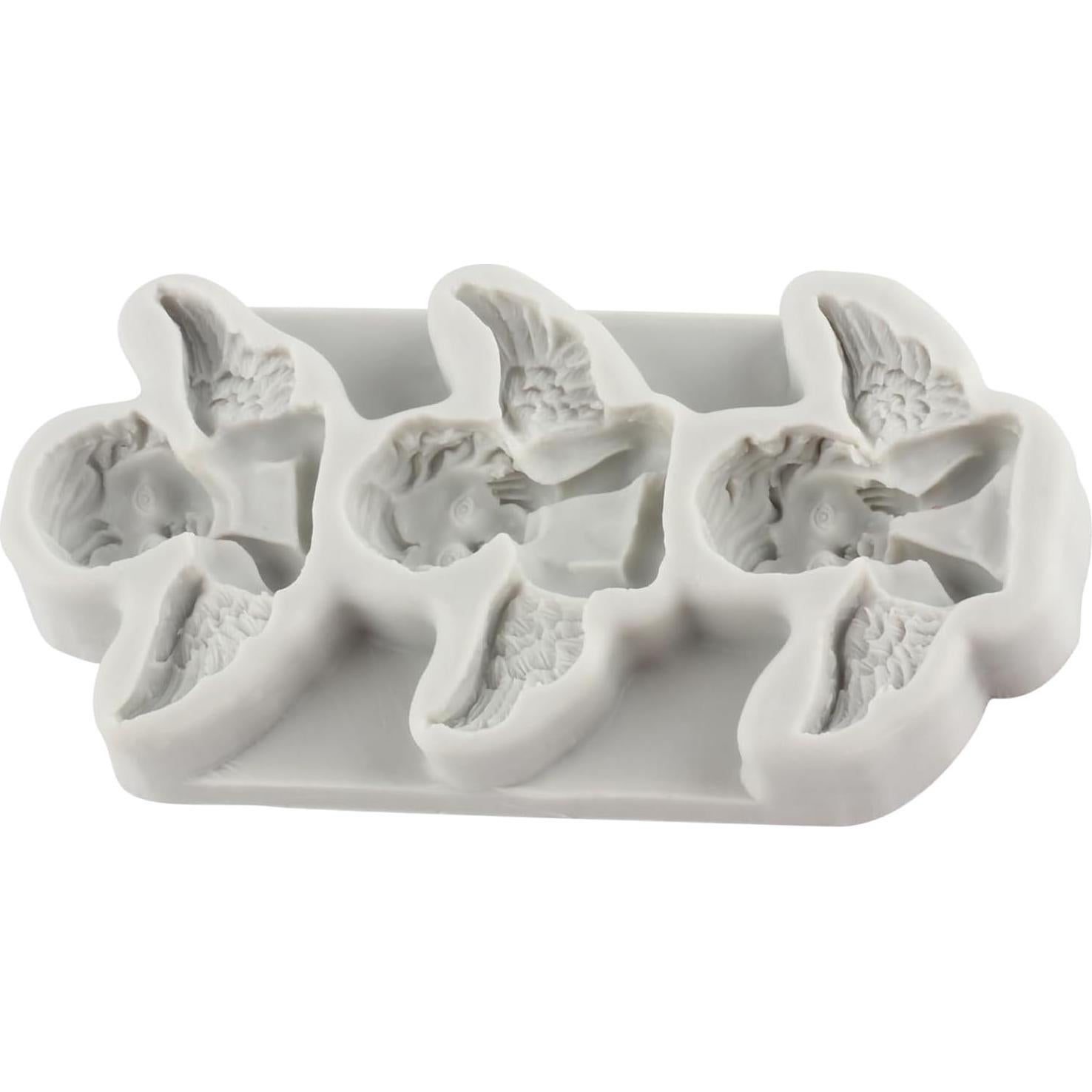 Molde de Silicona Fondant 3D Angel Baby MINFEIDMS 9.57 cm