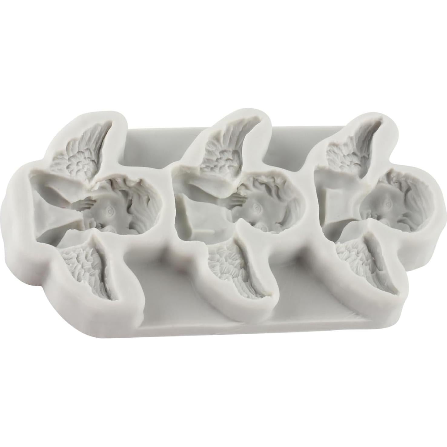 Molde de Silicona Fondant 3D Angel Baby MINFEIDMS 9.57 cm