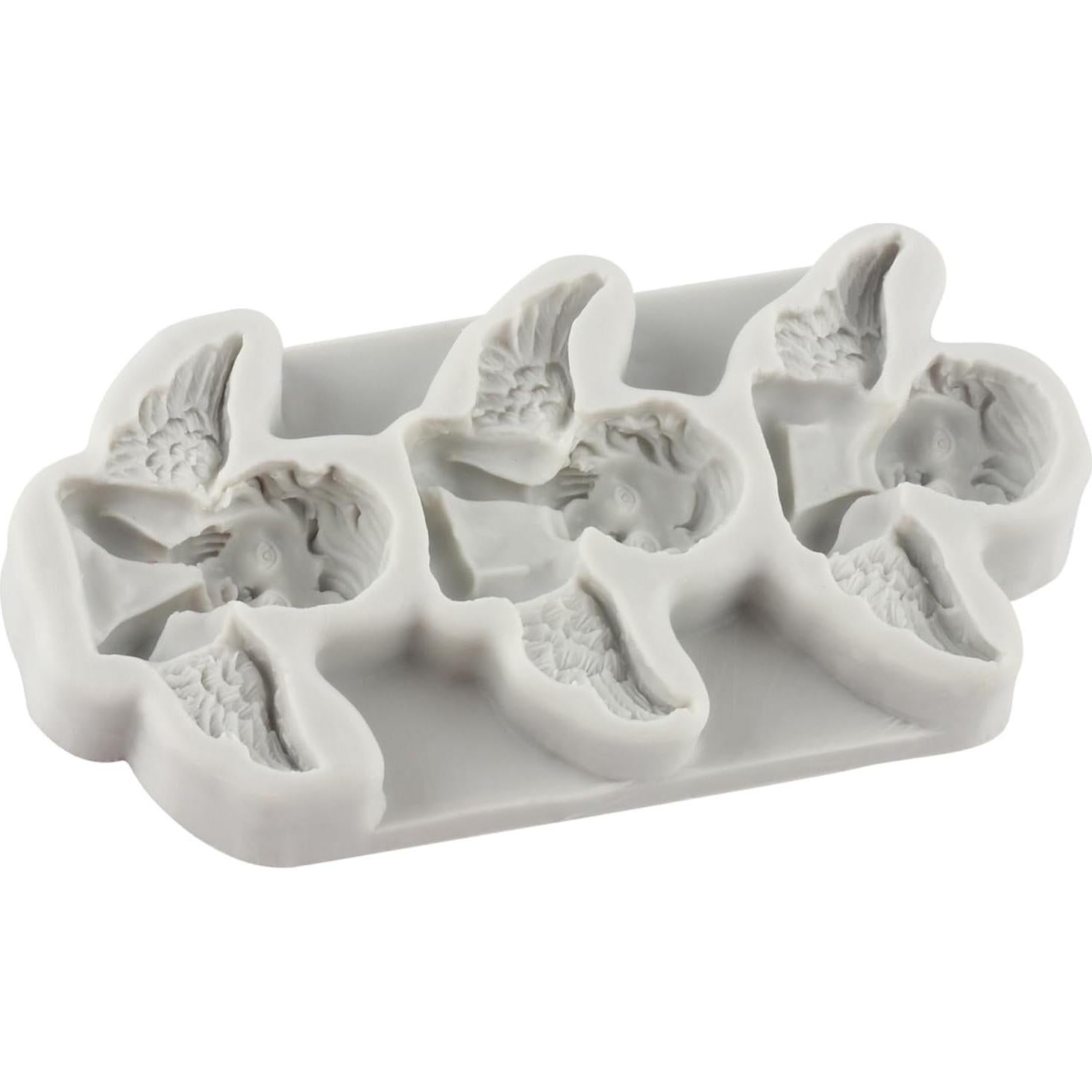 Molde de Silicona Fondant 3D Angel Baby MINFEIDMS 9.57 cm