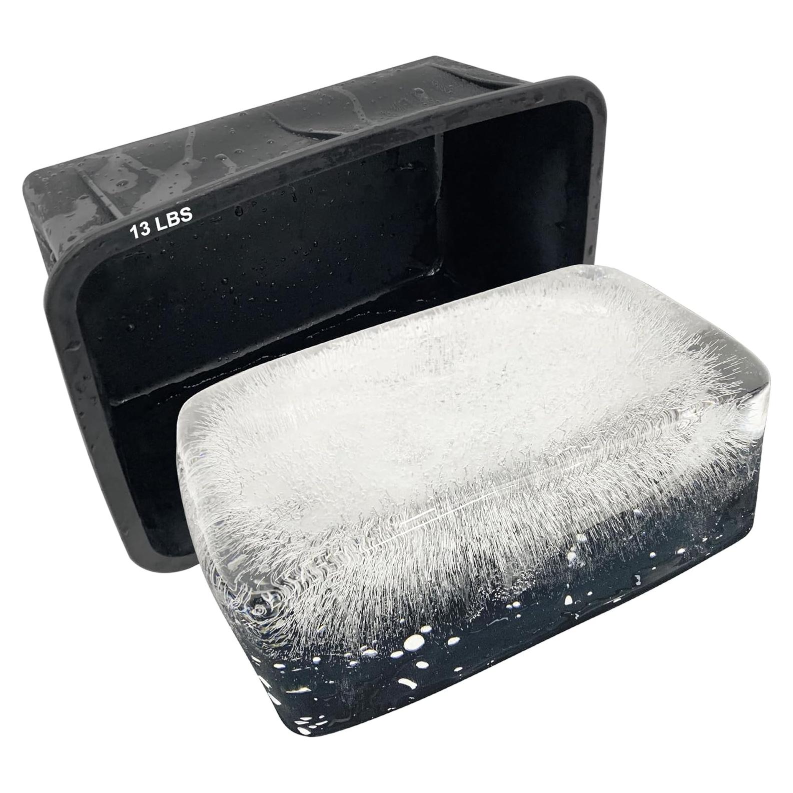 Molde de Hielo Extra Grande Gosmol 5.9 kg Silicona Negro