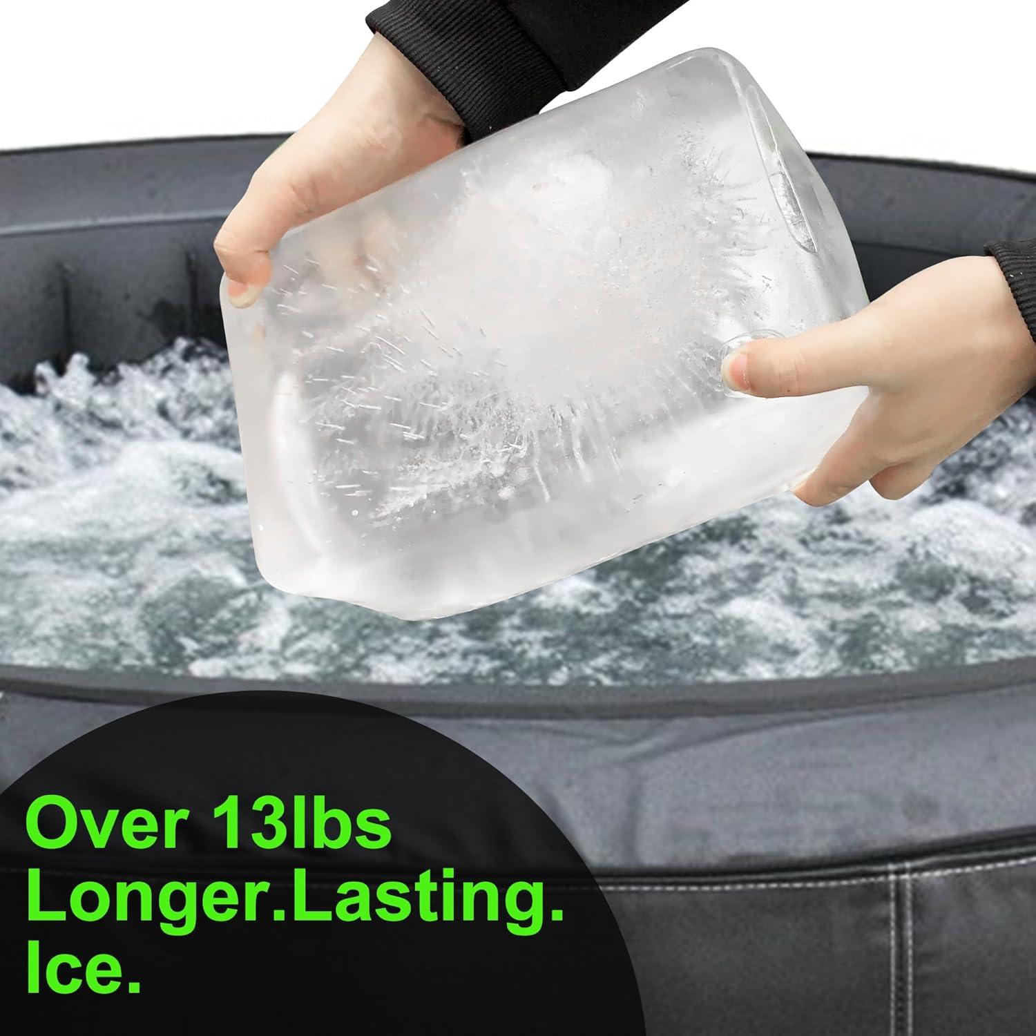 Molde de Hielo Extra Grande Gosmol 5.9 kg Silicona Negro