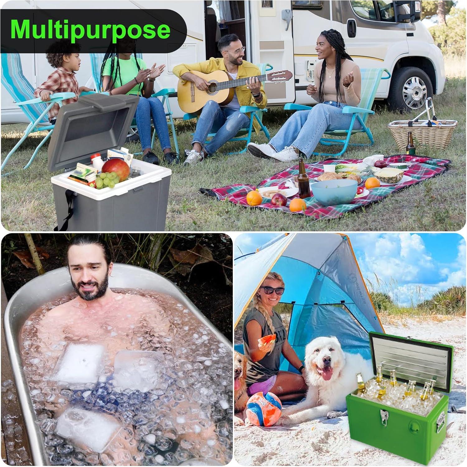 Molde de Hielo Extra Grande Gosmol 5.9 kg Silicona Negro