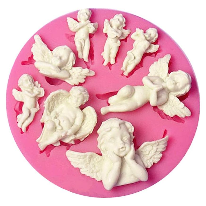 Molde de Silicona 3D Hadas Ángel Playing Mold 10cm