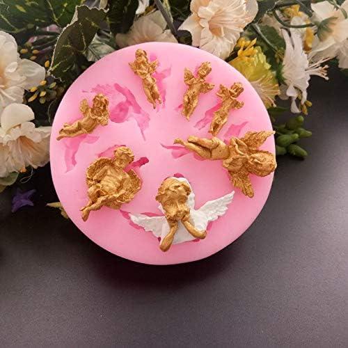 Molde de Silicona 3D Hadas Ángel Playing Mold 10cm