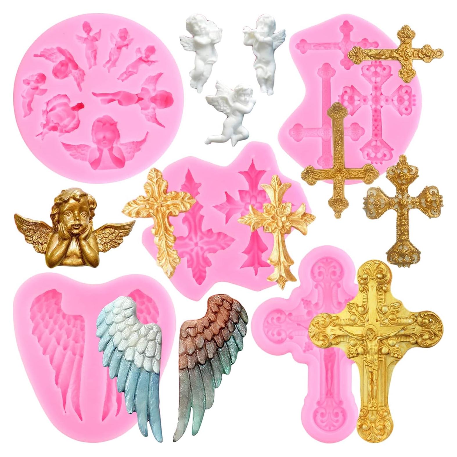 Set de 5 Moldes de Silicona para Fondant LKDQUTHM