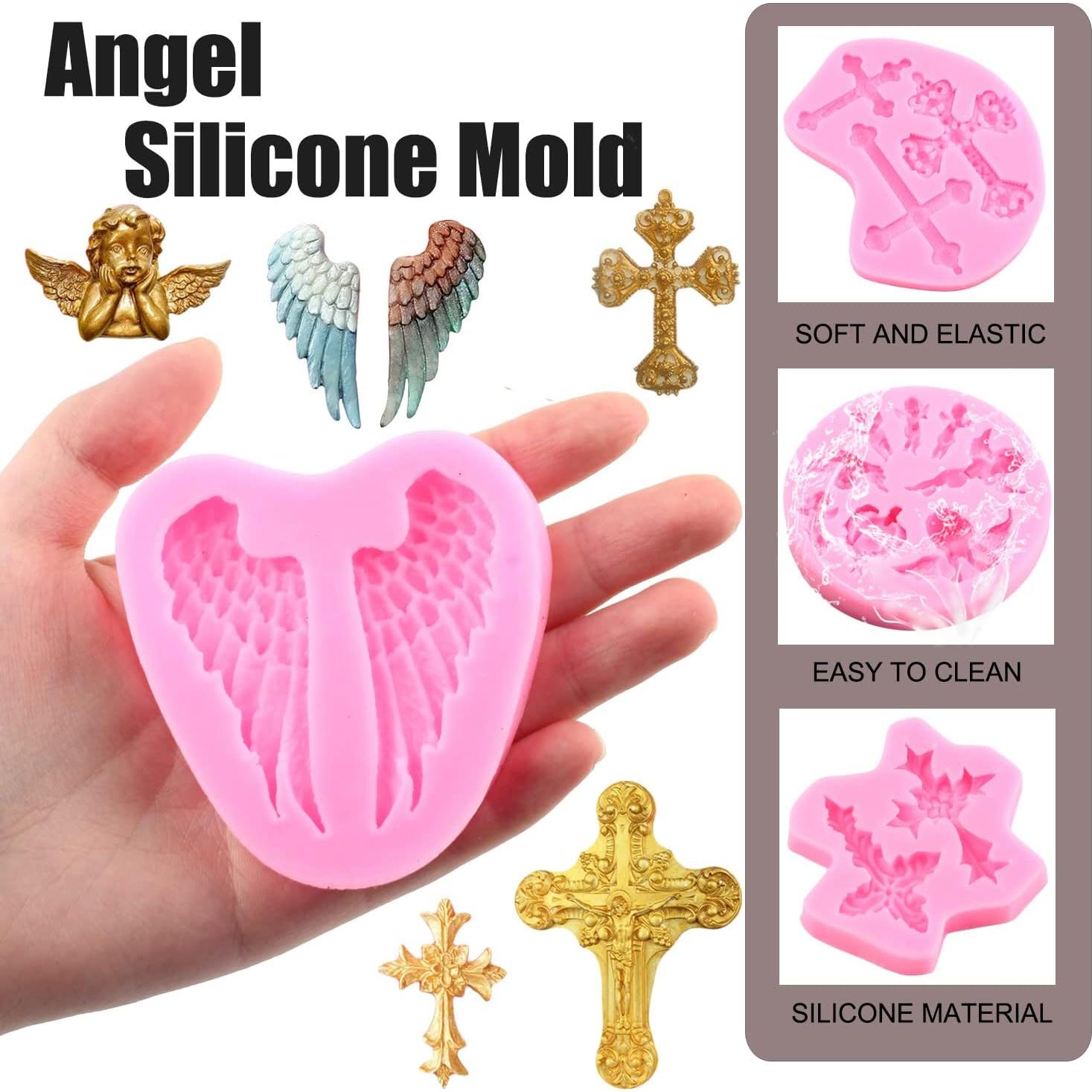 Set de 5 Moldes de Silicona para Fondant LKDQUTHM