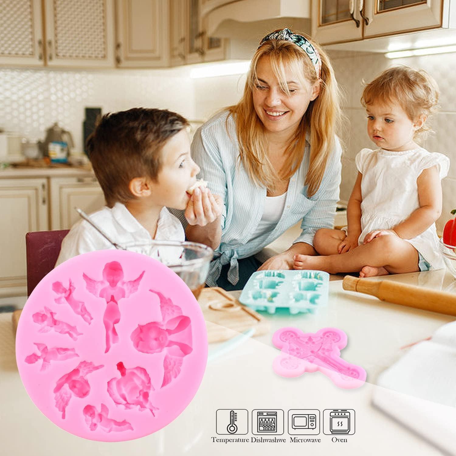 Set de 5 Moldes de Silicona para Fondant LKDQUTHM