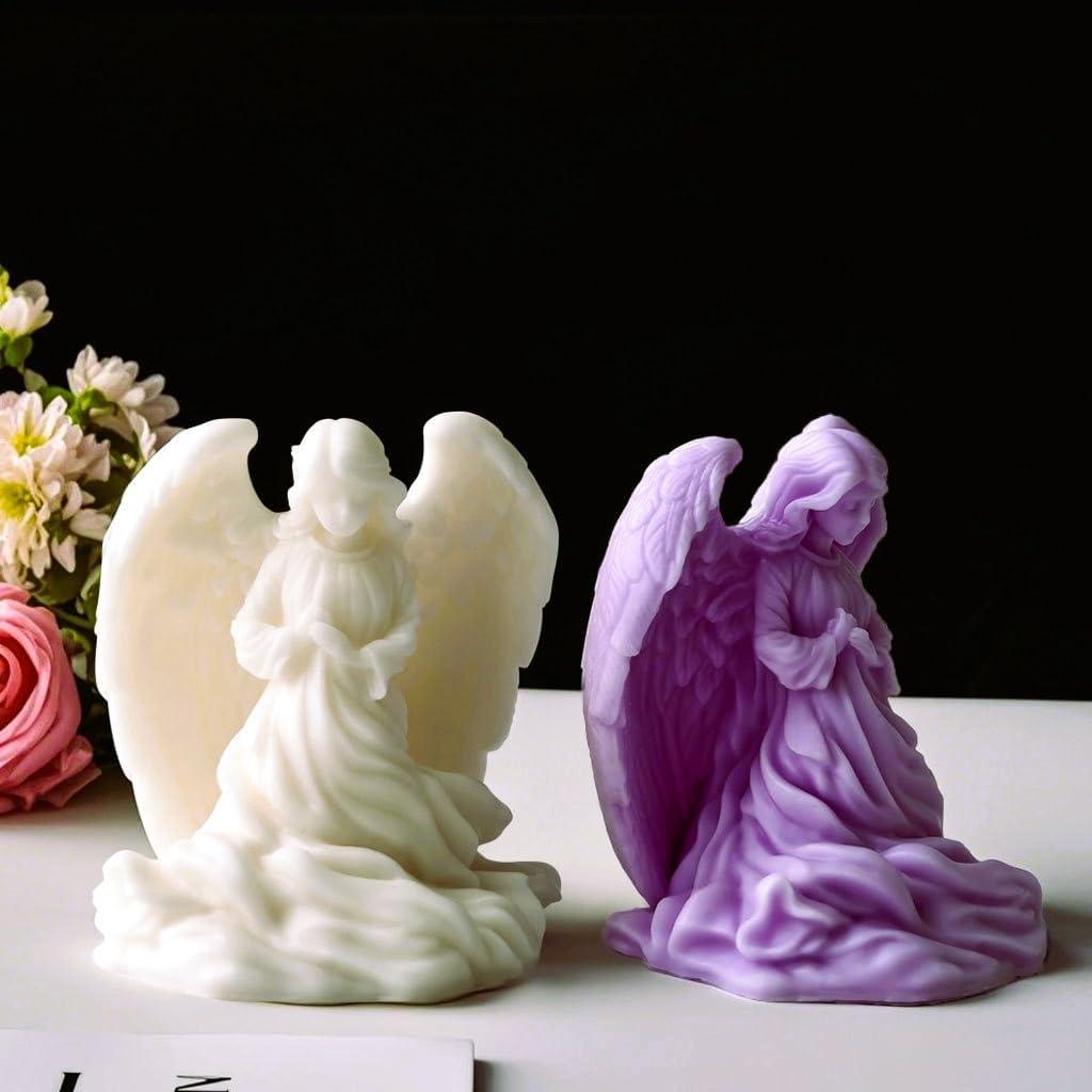 Molde de Silicona Ángel Alado Resnova 9.4x9.9 cm para Jabón y Velas
