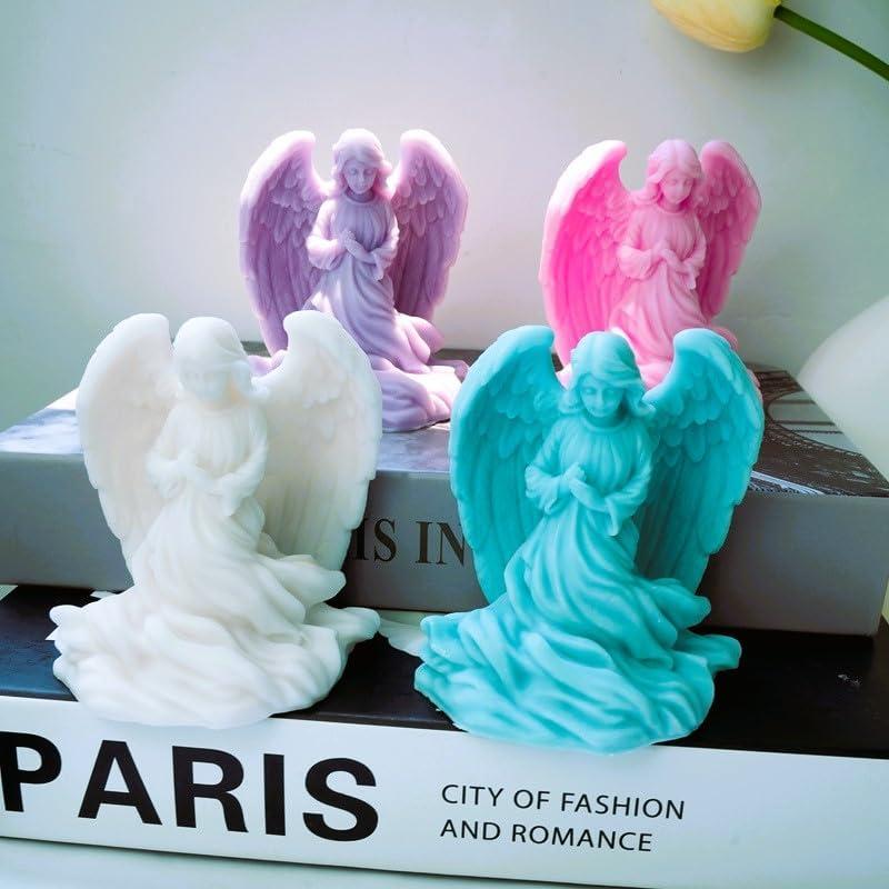 Molde de Silicona Ángel Alado Resnova 9.4x9.9 cm para Jabón y Velas