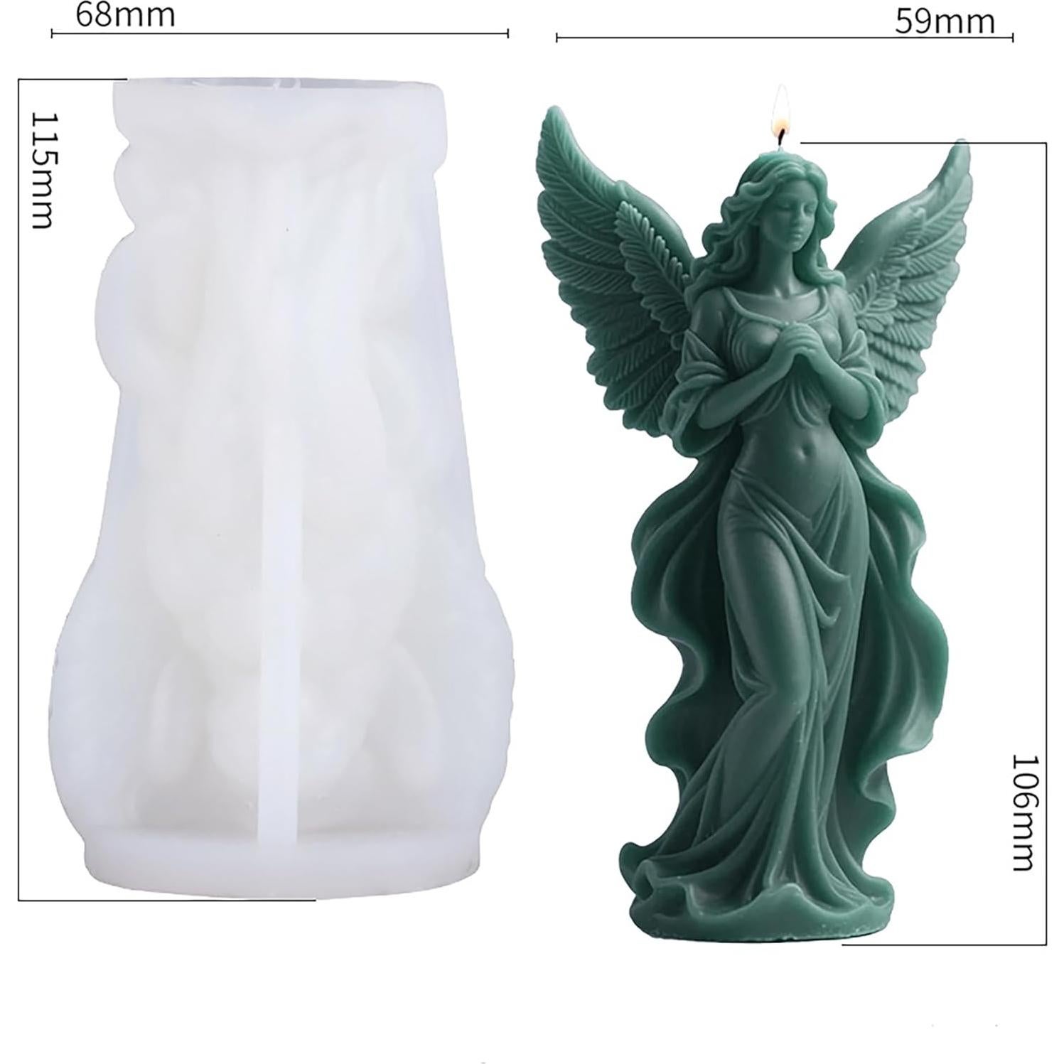 Molde de Silicona Ovalado EVERELAM para Velas y Resina