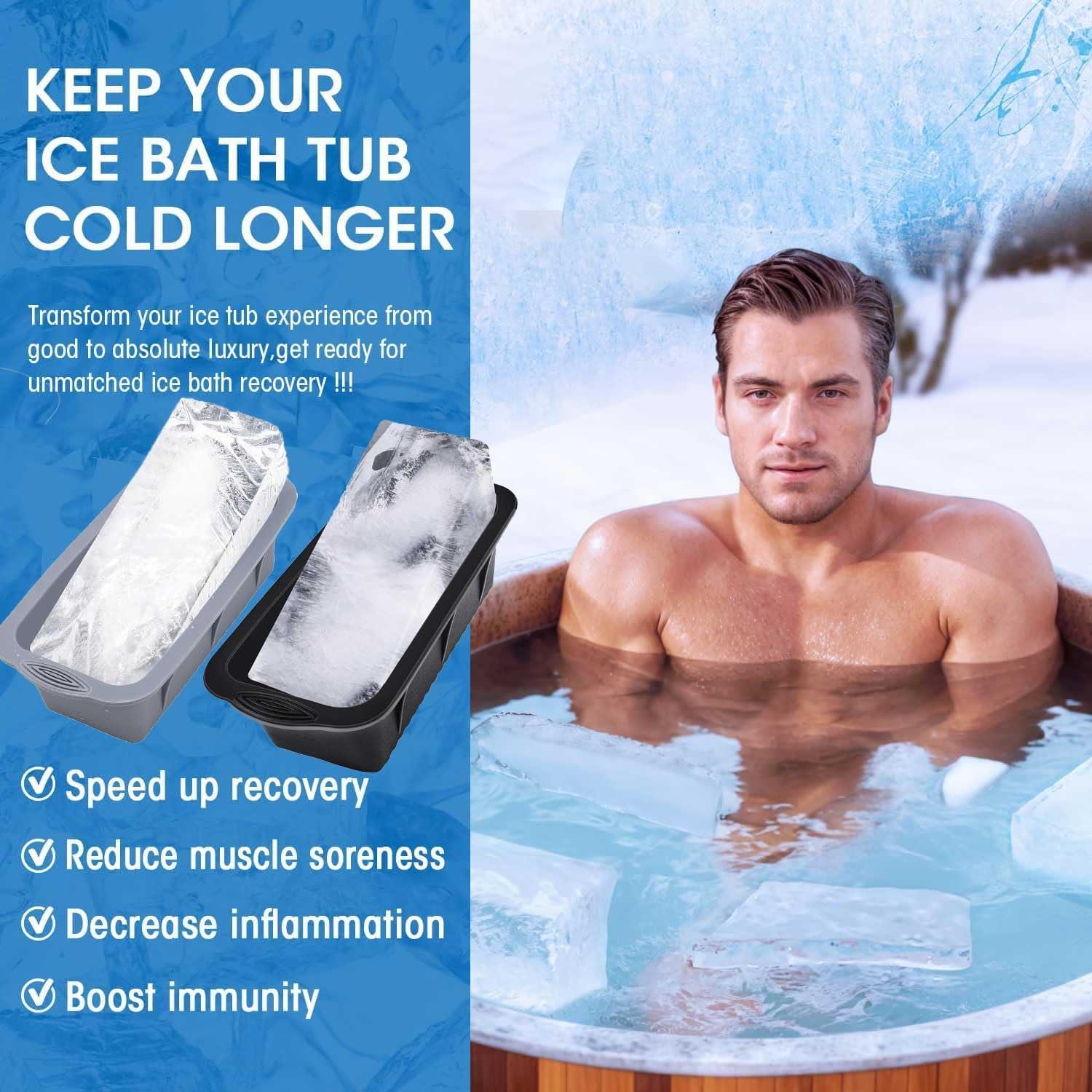 Molde de Hielo Grande DredQcco 6 Piezas Silicona 25.4x12.7cm