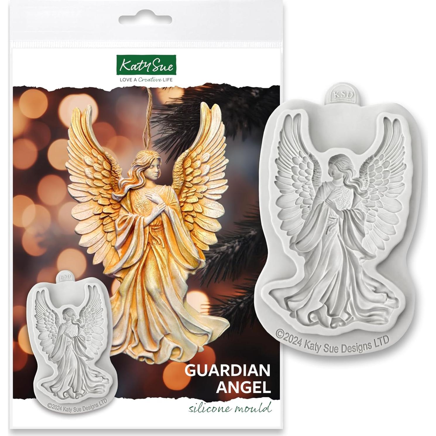 Molde de Silicona Ángel Guardián Katy Sue 68x111mm para Pasteles