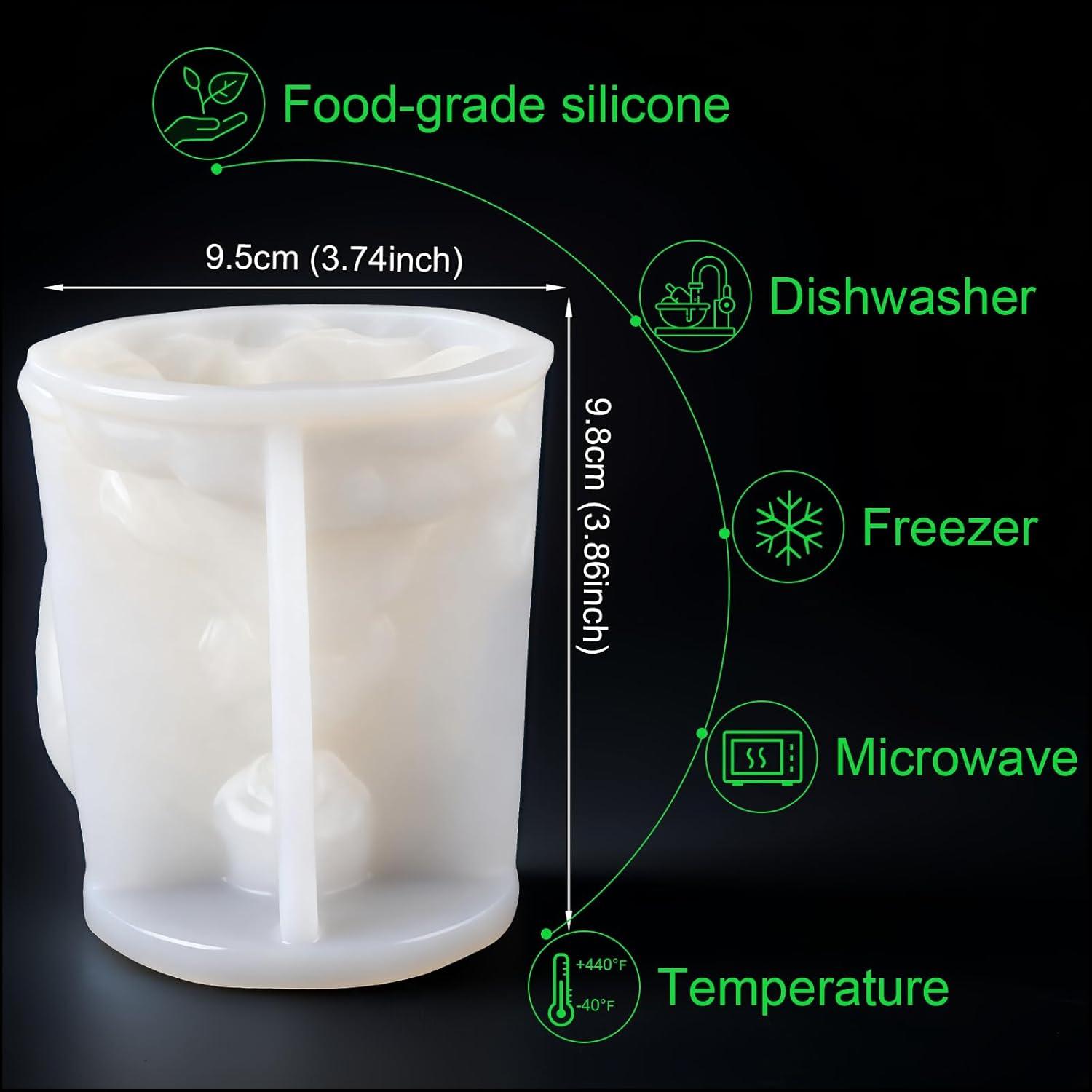 Moldes de Silicona 3D LLPMutu Niña Ángel para Jabón y Velas