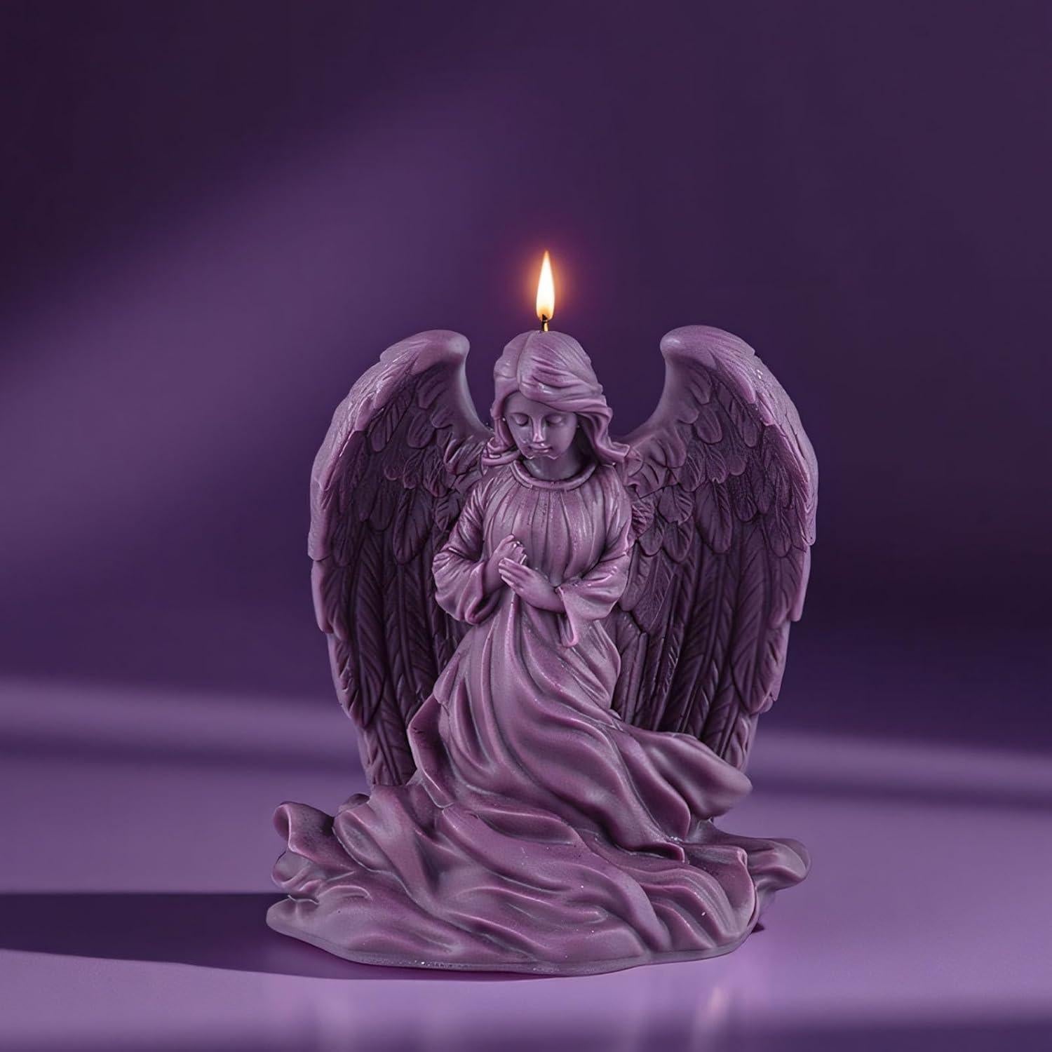 Moldes de Silicona 3D LLPMutu Niña Ángel para Jabón y Velas
