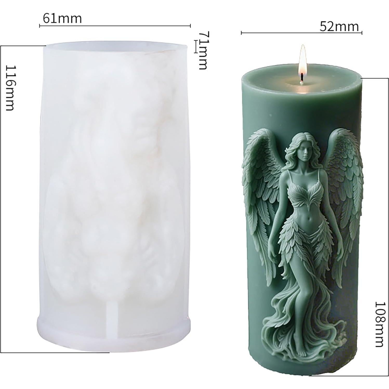 Molde de Silicona Ovalado EVERELAM para Velas y Resina