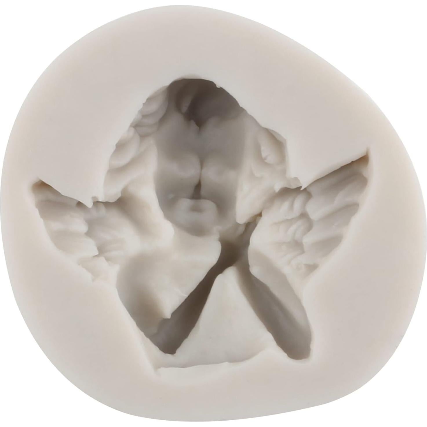 Molde de Silicona para Fondant Sijiangmold - 5 Piezas de Ángel