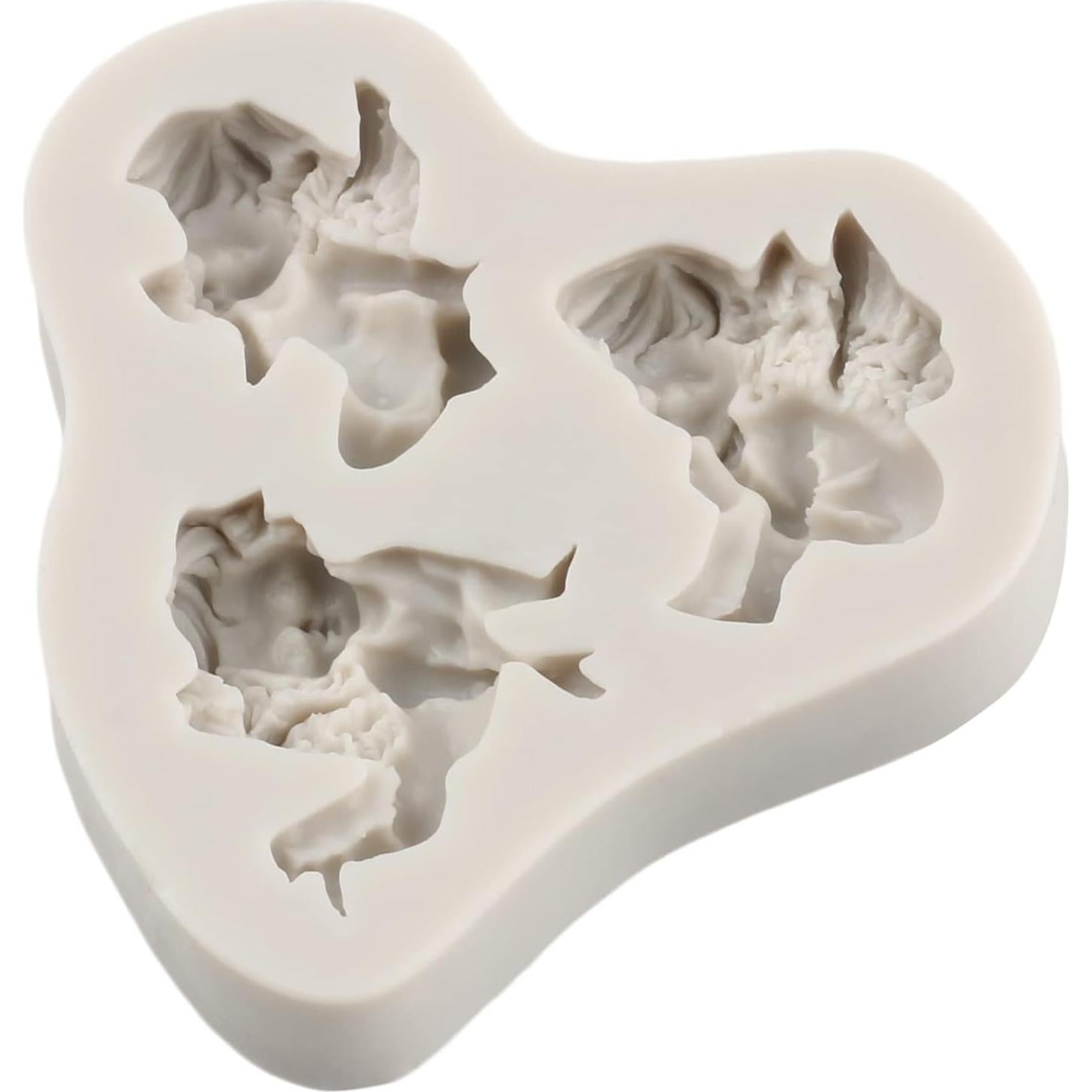 Molde de Silicona para Fondant Sijiangmold - 5 Piezas de Ángel