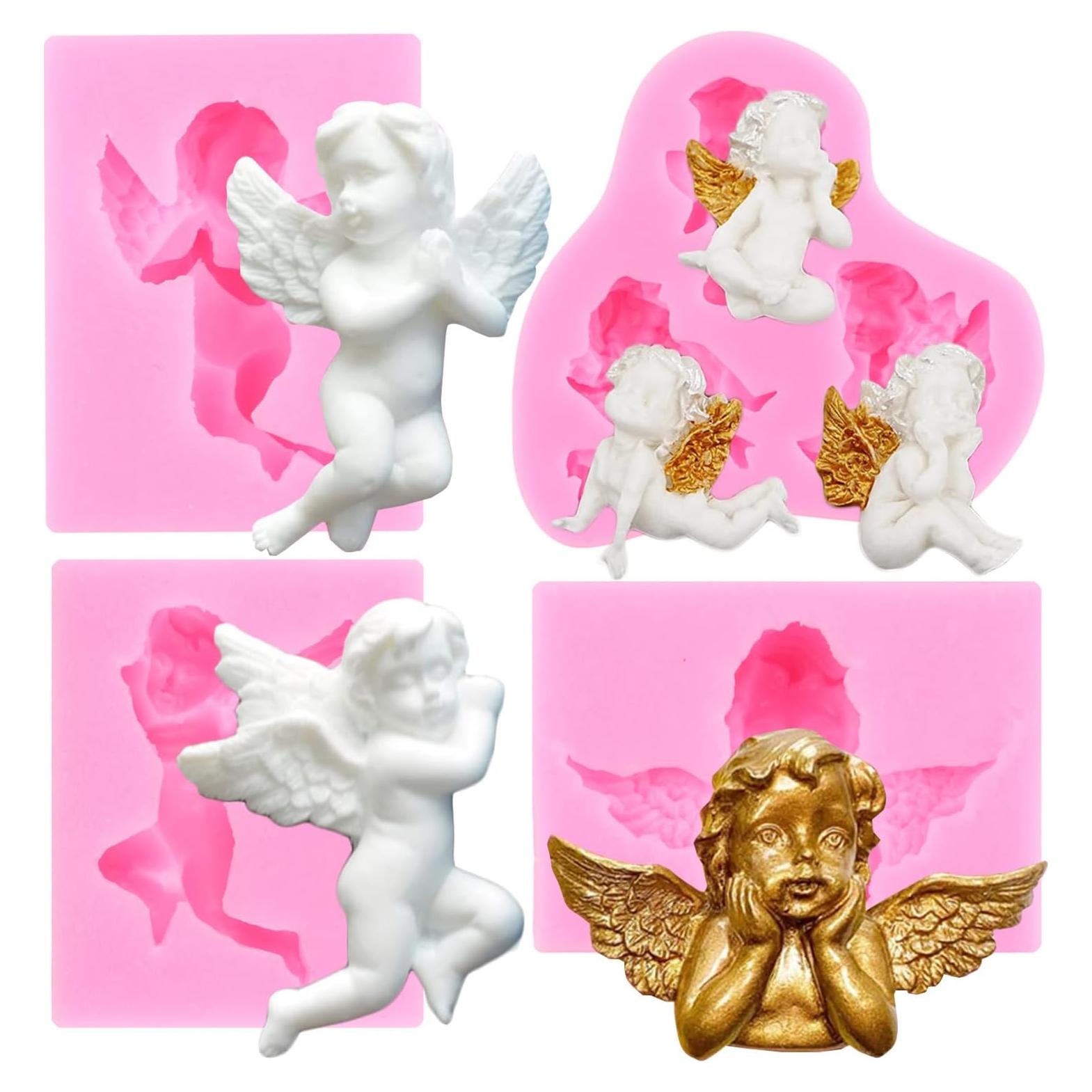 Moldes de Silicona RFGHAC de Ángel Bebé - Set de 4 Piezas