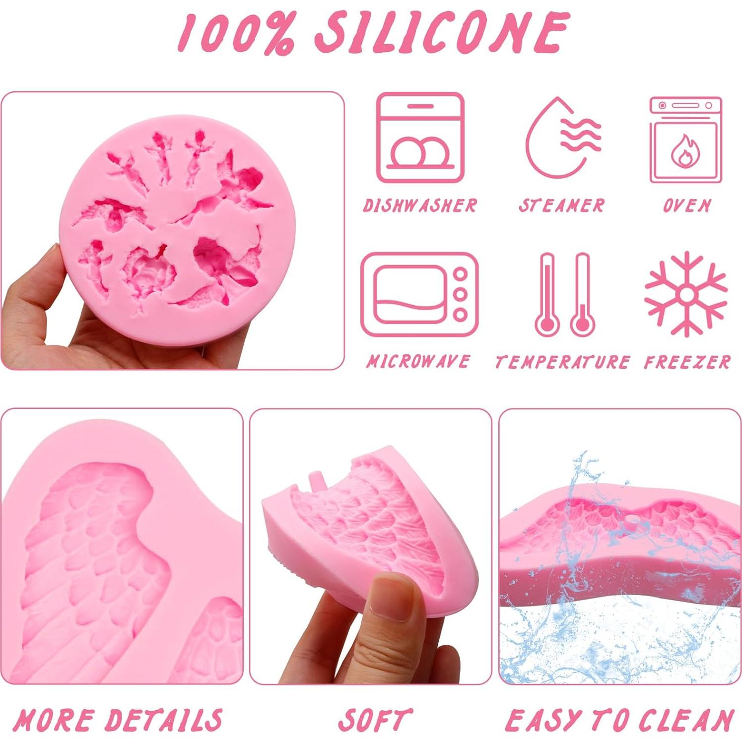 Molde de Silicona de Ángel YN300 para Pasteles y Chocolates