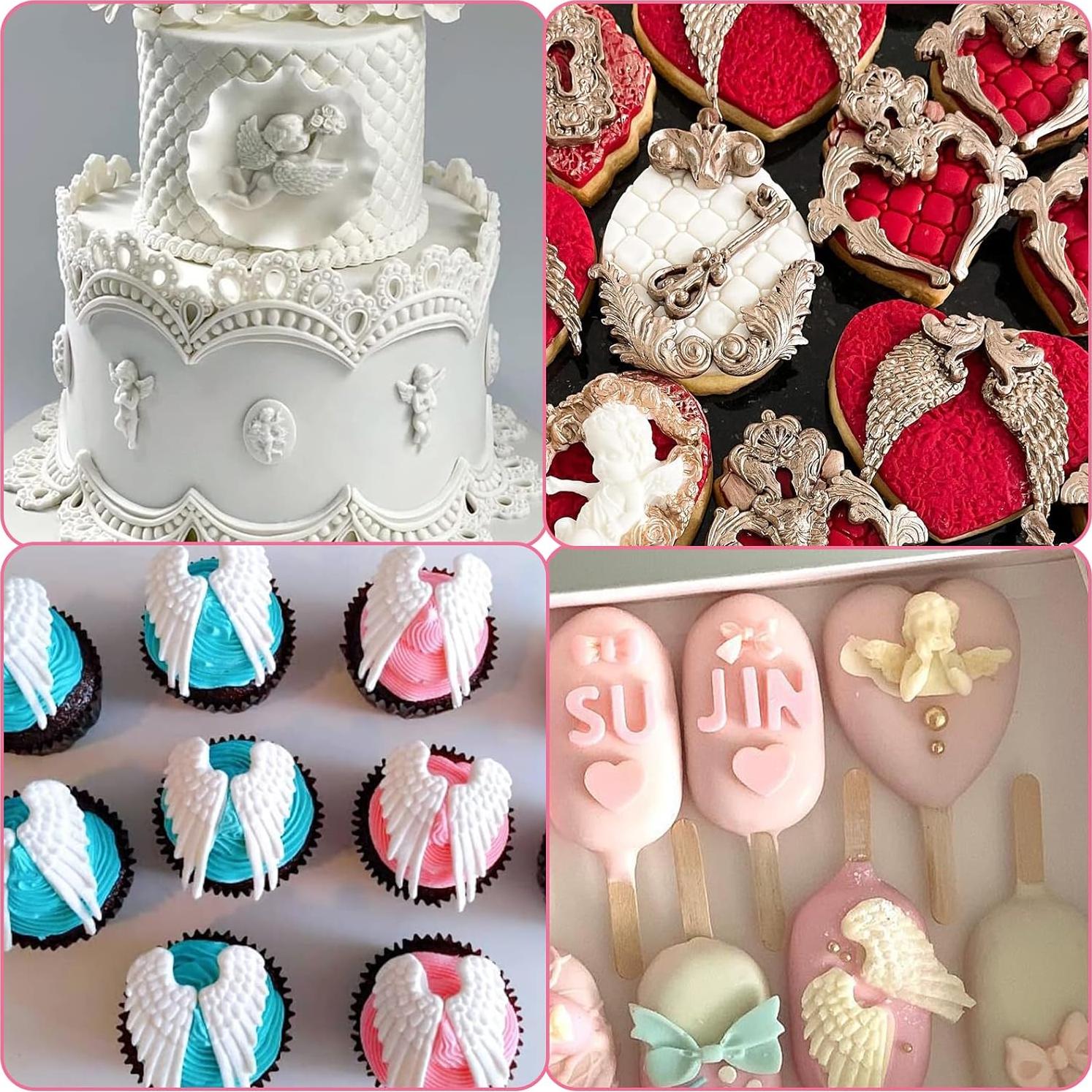 Molde de Silicona de Ángel YN300 para Pasteles y Chocolates