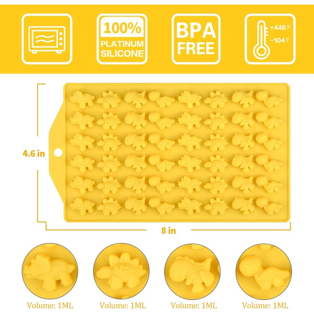 Moldes de Silicona para Caramelo Dinosaurio FUNBAKY - Set de 5