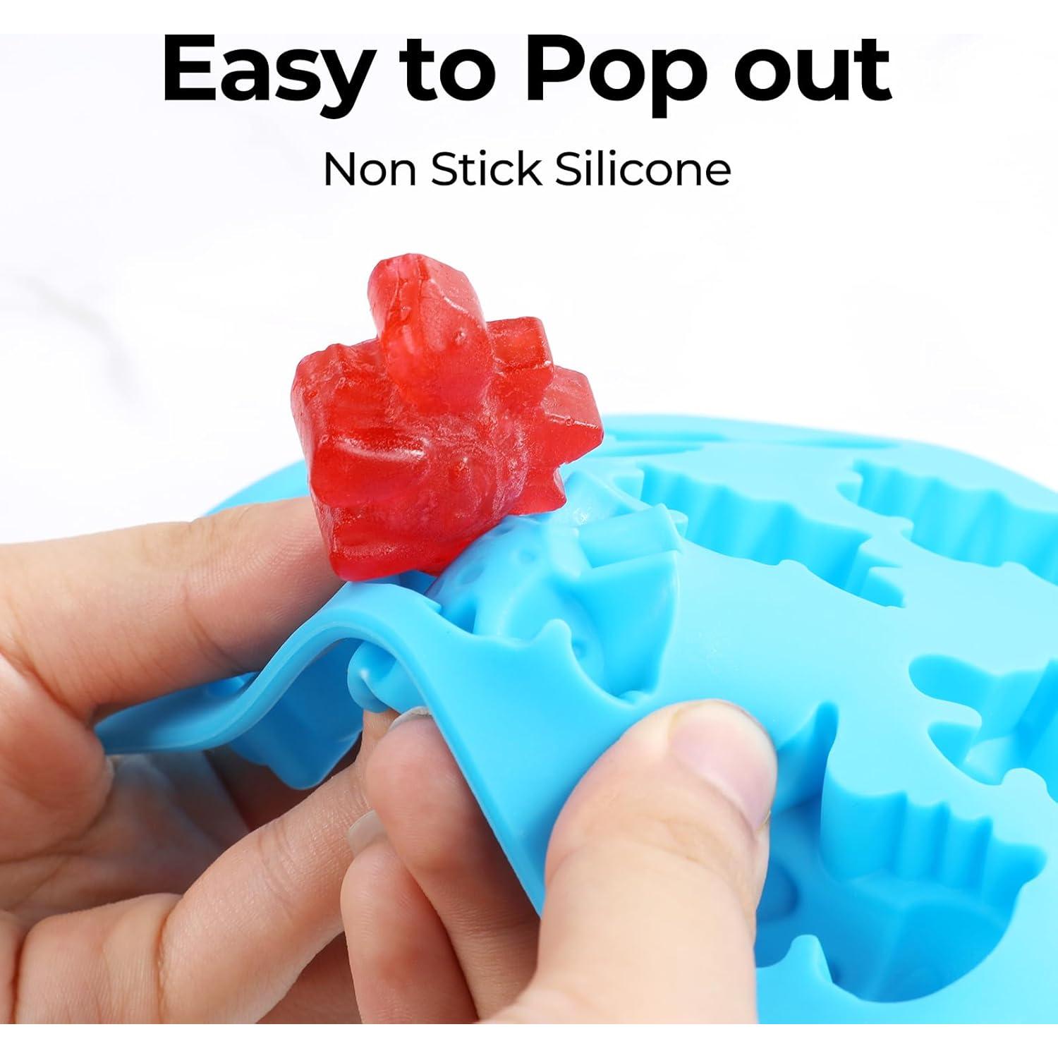 Moldes de Silicona para Caramelo Dinosaurio FUNBAKY - Set de 5