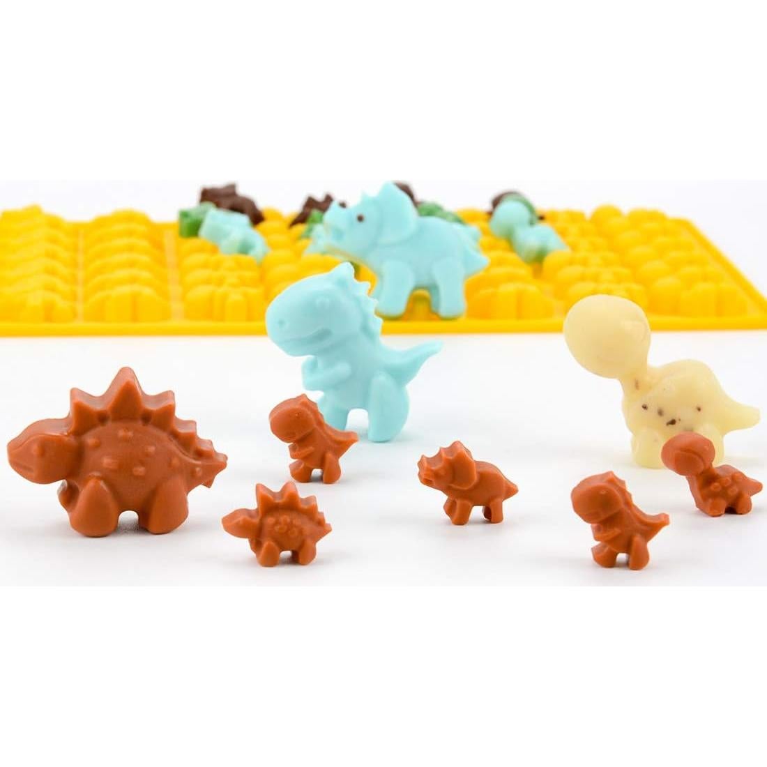Moldes de Silicona para Caramelo Dinosaurio FUNBAKY - Set de 5