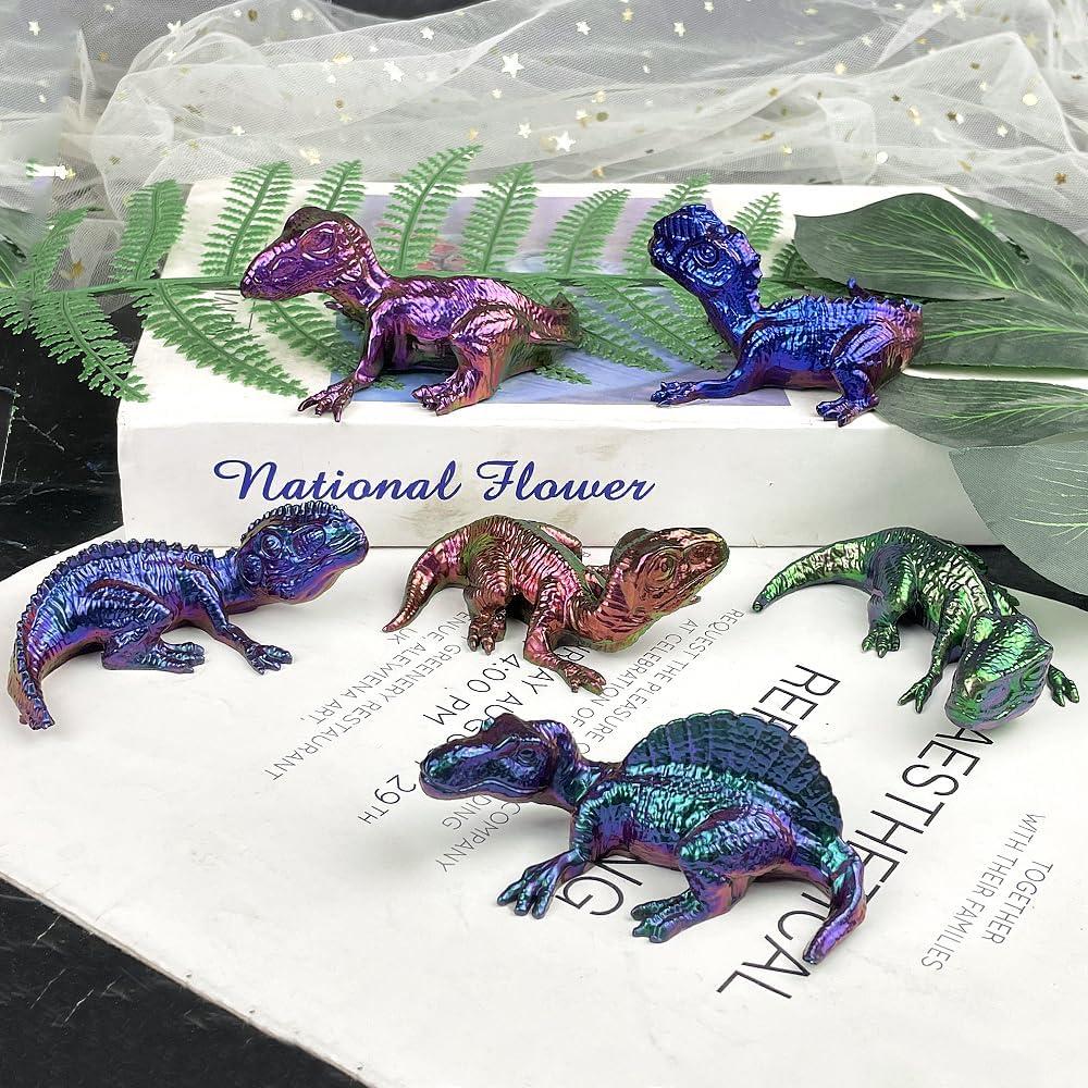 Molde de Silicona Dinosaurio 3D ResinWorld - 6 Piezas