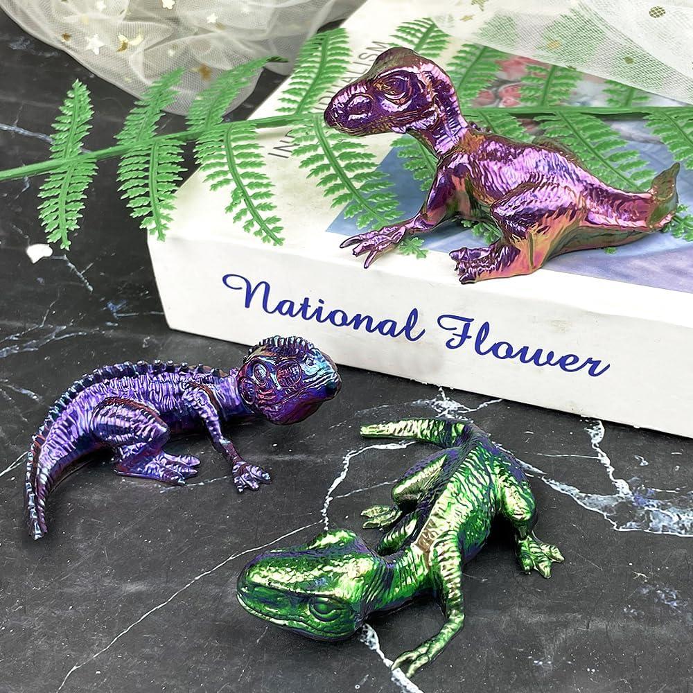 Molde de Silicona Dinosaurio 3D ResinWorld - 6 Piezas