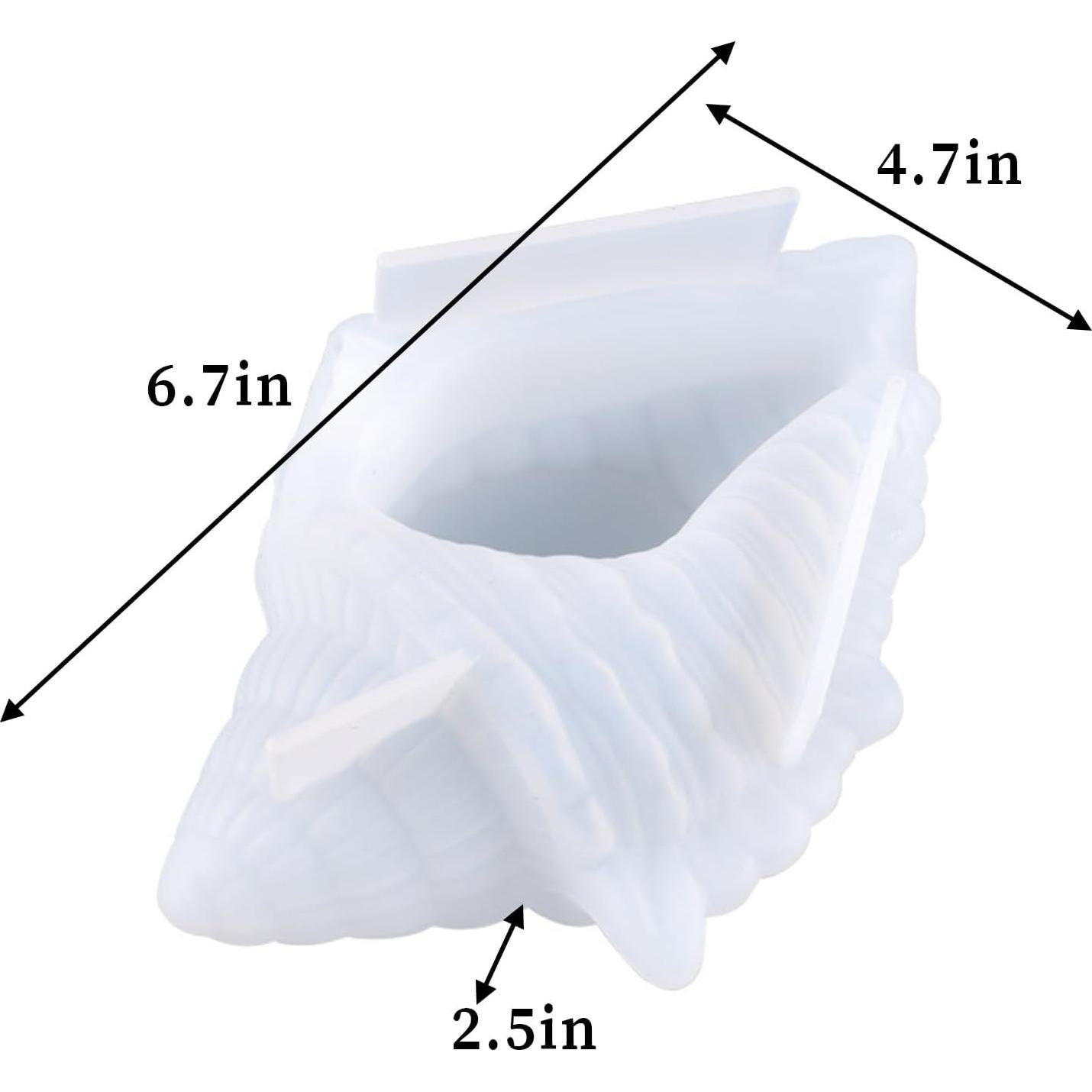 Molde de Silicona Wehous en Forma de Concha 16.5x11.4cm